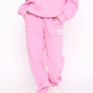 White Fox Offstage Sweatpants Bubblegum